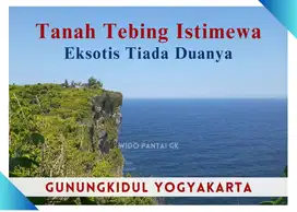 Jual Tanah Tebing Pantai Murah Istimewa Gunungkidul Yogyakarta