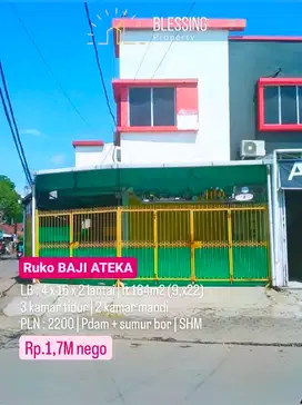 Ruko Jl. Baji Ateka dekat stmik kharisma