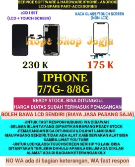 Service Iphone-Ganti Touchscreen-Baterai-LCD Iphone 7/7G/8/8G