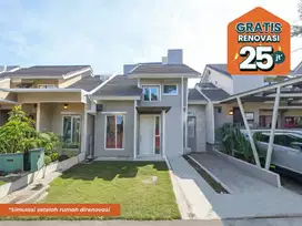 Rumah Cantik , Luas tanah 84, 5 Menit ke Stasiun & 10 Menit ke Tol