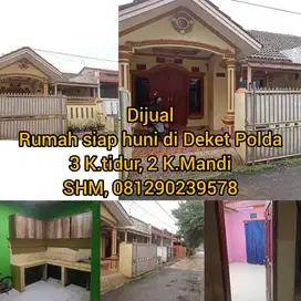 DIJUAL RUMAH DI CIPOCOK KOTA SERANG SIAP HUNI