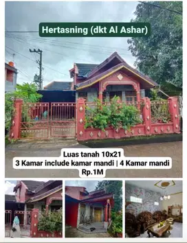 Rumah hertasning dekat Al Ashar