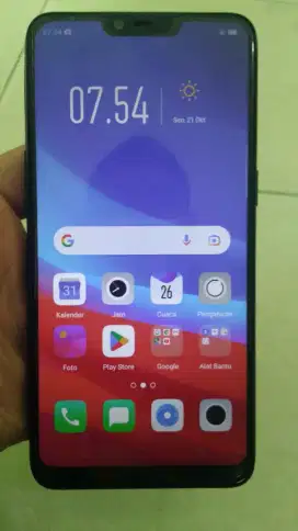 Oppo A3S sudah 4G LTE normal semua fullset cocok buat selfie/tiktok ok