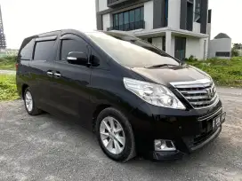 Toyota Alphard G atpm 2014 warna hitam KM 153 Rb