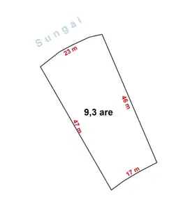 DIJUAL TANAH LOS SUNGAI LOKASI PERUMAHAN GREEN LOT