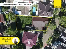 Lebak Bulus Villa cinere mas luas 698 rumah hitung tanah