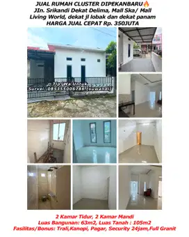 JUAL SEGERA RUMAH AREA JL SRIKANDI DELIMA DAN JL LOBAK DEKAT