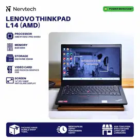 Lenovo ThinkPad L14 AMD Ryzen 3 PRO 4450U 8GB/256GB 14 inch Laptop