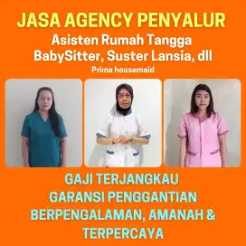 Ready art, pembantu, babysitter, suster lansia