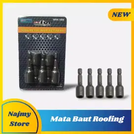 Mata baut Roofing 8mm x 48mm magnetic nut setter magnetic hex nut