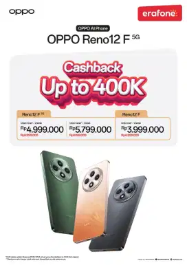 reno 12 f cashback up to 400k