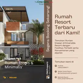 Rumah santorini dengan pemandagan yang indah