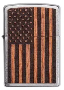 New Zippo 29966 WoodChuck American Flag Original