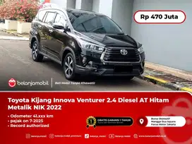 [ 2 TV ] Toyota Kijang Innova Venturer 2.4 Diesel AT Hitam 2022/2023