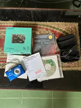 Camera Digital Fuji Film Finepix JX550 Fullset sampai nota, noken