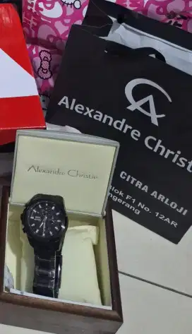 Alexandre Christie AC 6523 Chrono Pria Stainless Steel Original 100%