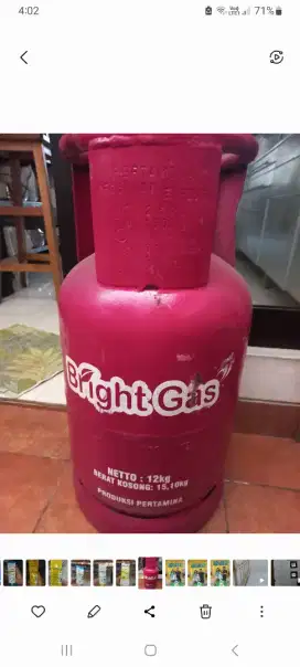 Tabung gas 12 kg kosong