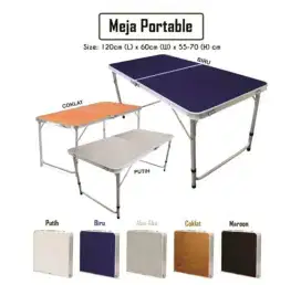 meja lipat portable