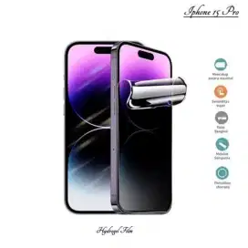 Hidrogel Hydrogel Anti Gores iPhone X XS XR XS Max 11 12 13 15 Pro Max