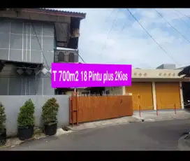 Kontrakan 18 pintu Lt700 plus 2Kios Pondok Kelapa Jakarta Timur