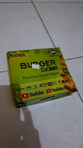 Dijual Set Top Box (STB) Merk Matrix Burger Kondisi Istimewa