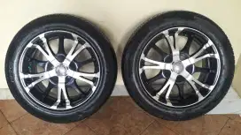 Velg Ring 20 bonus ban. Panther Wheels EMRO. Fortuner Pajero Triton