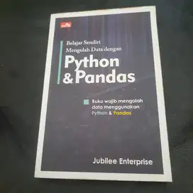 Buku Belajar Sendiri Mengolah Data Dengan Python Dan Pandas