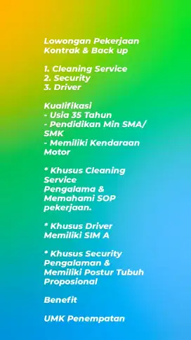 Loker OB Security Driver & Backup