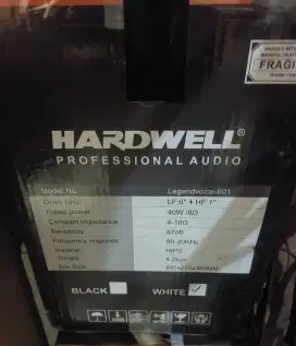 Speaker monitor merk hardwell