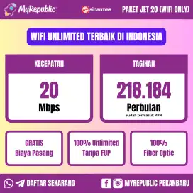 PROMO WiFi MyRepublic Internet Unlimited