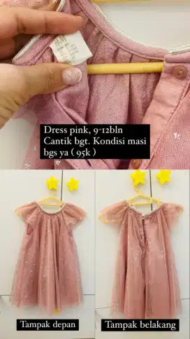 Dress pink baby cantik