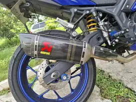 JUAL KENALPOT AKRAPOVIC CARBON SLIP-ON 2024 UNTUK YAMAHA R25/MT25