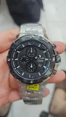 JAM TANGAN PRIA ALEXANDRE CHRISTIE ORIGINAL AC 6410 silver