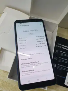 Samsung A7 2018 ram 4/64GB bekas original fullset