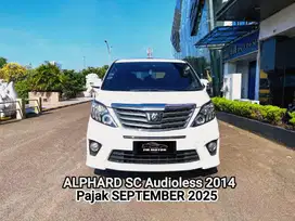 Toyota Alphard SC Audioless 2014 2.4 AT,HARGA TERMURAH