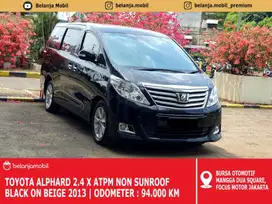 [ CAPTAIN SEAT ] Toyota Alphard 2.4 X ATPM Black HITAM 2013/2014