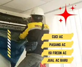 Service ac cuci ac bongkar pasang ac servis mesin cuci perbaikan ac