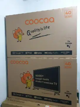 COOCAA GoogleTV Digital 40 inch. 100% Gres, Garansi resmi & Bisa COD