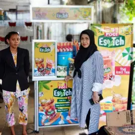 PAKET USAHA MURAH ES TEH BOOTH TEH POCI