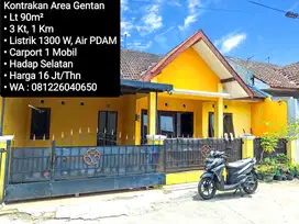 Kontrakan Area Gentan 3 Kamar, Dekat Luwes Gentan, Laweyan, Purwosari