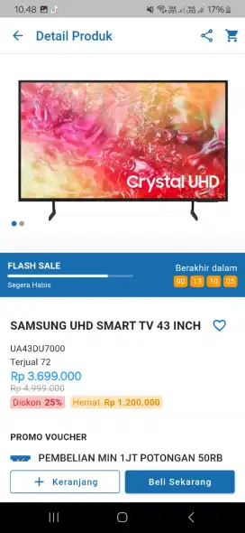 LED TV 4K SAMSUNG 43 INCH