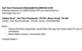 STAFF TOKO PHOTOBOOTH PHOTOISM PALEMBANG ICON