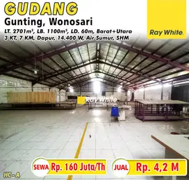 Dijual Gudang Gunting, Wonosari