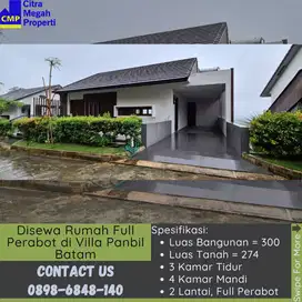 Disewa Rumah Full Perabot di Villa Panbil Batam