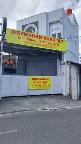 Ruko 3lantai Disewakan Jambon Kricak Tegalrejo Kota Jogja.STRATEGIS!