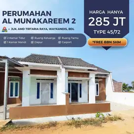 PERUMAHAN AL MUNAKAREEM 2 WAY KANDIS BANDAR LAMPUNG