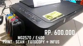 JUAL PRINTER SCANCOPY MG2570/E400