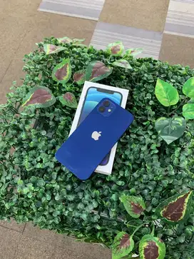 iPhone 12 64Gb Biru All Provider Fullset Aman Mulus