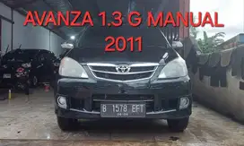 TOYOTA AVANZA 1.3 G MANUAL / MT 2011 HITAM, 2010