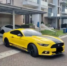 MURAH NIK 2017 CASH PRICE. YELLOW Ford Mustang Ecoboost coupe s cayman